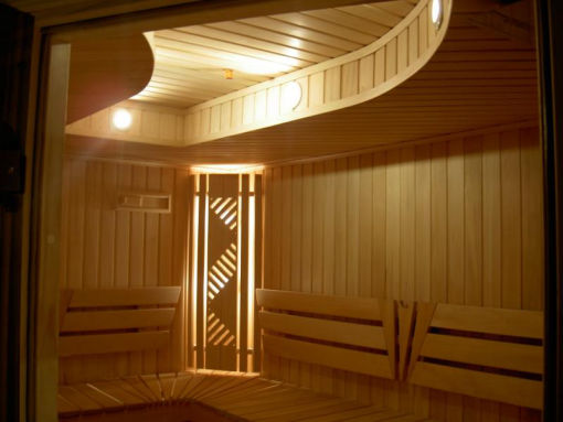 Построена сауна под ключ в клубе Ремикс